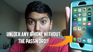 HOW TO UNLOCK AN IPHONE WITHOUT USING THE PASSWORD *iOS 10* (December 2016)