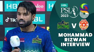 Mohammad Rizwan Interview | Multan Sultans vs Islamabad United | Match 7 | HBL PSL 8 | MI2T