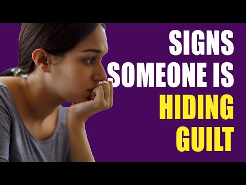 What does a guilty person act like?