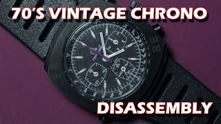 Vintage Famolare Chronograph BFG590 Disassembly