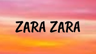 Zara Zara - lyrics| Bombay Jayashree | Rehne Hai Tere Dil Mein