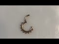 How to remove a stuck clicker septum hoop quickly and pain-free