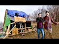 TRYING to BEAT the Weather... Then this HAPPENED!!! Day 7 of the OFF-GRID House BUILD