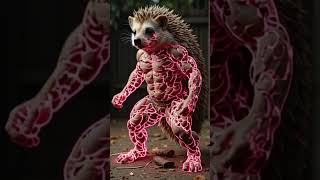 genetic modified hedgehog superhero #aiart #aisuperheroes #gym #fit #bodybuilding #hybrid