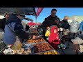 winter market in tianjin china steaming hot cuisine a feast of traditional foods warm vibrant