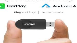 XUDA NEW Wireless CarPlay Android Auto Wireless Adapter Smart Mini Box Plug And Play WiFi