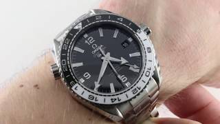 Omega Seamaster Planet Ocean GMT Co-Axial Master Chronometer 215.30.44.22.01.001 Luxury Watch Review