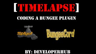 Minecraft Bungeecord Coding - Basic Command