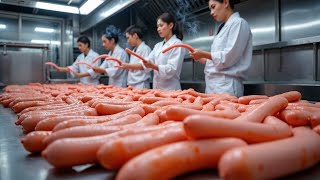 Inside the Hot Dog Factory | How to Make 10,000 Per Minute!