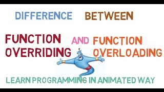 Difference between Function Overriding and Function Overloading in C++ -46