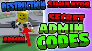Roblox Destruction Simulator Most Op Codes - 