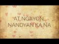 ikaw at ako lyrics moira dela torre wedding song 4k hd