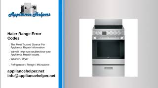 Haier Range Error Codes