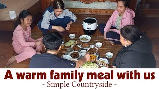 Preparing a Tet feast and sharing a warm family meal with us -  Simple Countryside