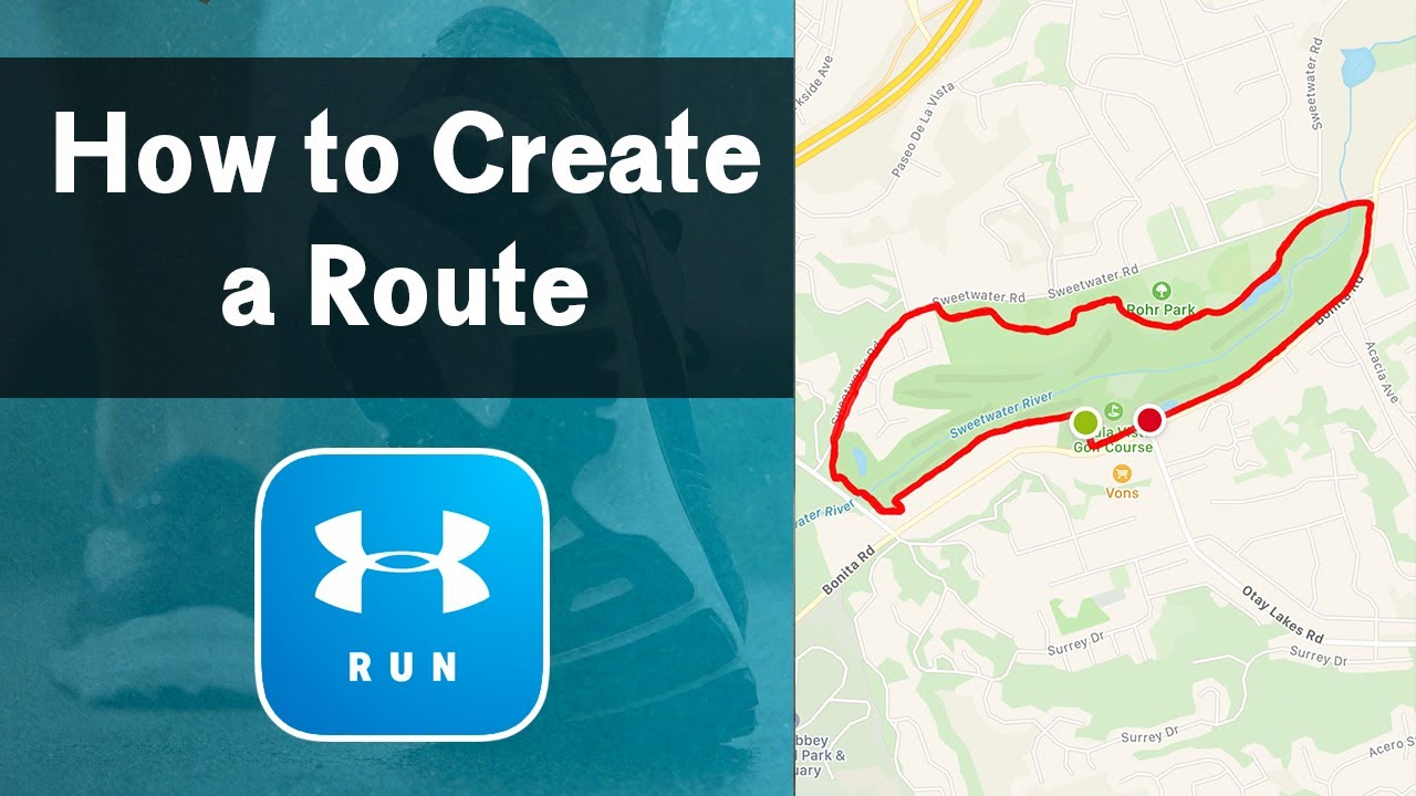 MapMyRun - How To Create A Route (MAP TOOLS EXPLAINED!) - YouTube