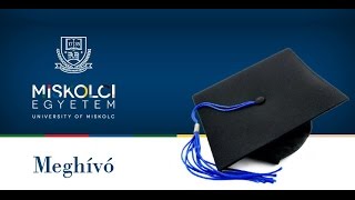 ME-GÉIK és BBZI Diplomaátadó Ünnepi Szenátusülés 2016. június 24. 10.00