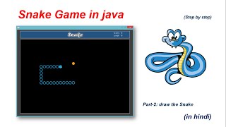 Snake Game in Java | part-2 | drawing the snake