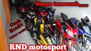 update terbaru || motor seken rasa baru di rnd motosport