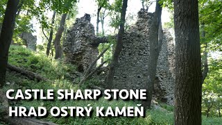 Castle Sharp Stone | Hrad Ostrý Kameň | 4K