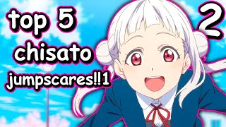 top 5 chisato arashi jumpscares part 2!!