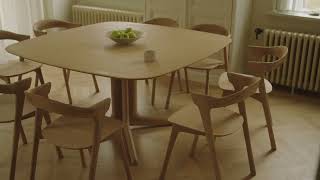 Ethnicraft l Focus : Corto dining table in oak