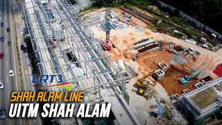 LRT3 UiTM Shah Alam (Station SA14), Lebuhraya Persekutuan | Progres Terkini LRT3 Shah Alam Line