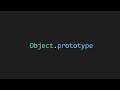 Object.prototype in js