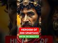 Heroism of 300 Spartans: Myth or Reality? #shorts #historycurious