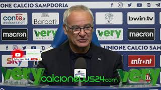 Conferenza stampa Ranieri pre Napoli-Sampdoria