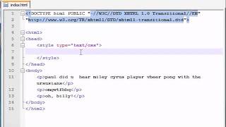 XHTML and CSS Tutorial - 33 - Pseudo Elements