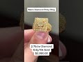 Real Gold & Real Diamonds Men's Pinky Ring by Ijaz Jewelers