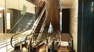 【9】虎ノ門ヒルズ フジテックエスカレーター下り動画 Toranomon Hills Escalator down FUJITEC