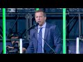 FULL SPEECH: Mike Modano speaks during the unveiling of the statue for the Dallas Stars legend