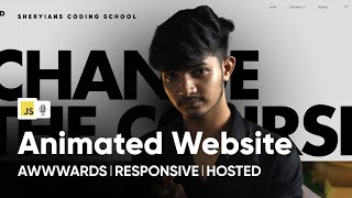 Design an Animated Website and Stand Out in College 😎| Front-End Minor Project 2