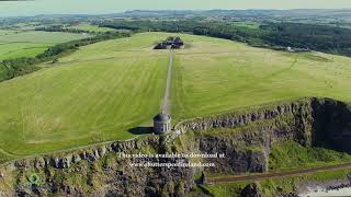 Mussenden Temple \u0026 Downhill Demesne Atlantic Ocean Co  Derry Northern Ireland 8 4K