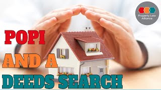 Popi Act: Can I do a Deed search? Is consent necessary?