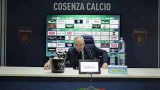 Conferenza stampa del Mister Alvini dopo la gara Cosenza-Catanzaro.