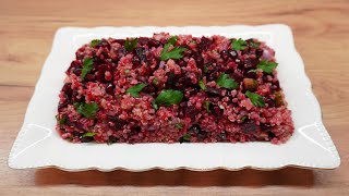 Beetroot salad with quinoa/ Σαλάτα παντζάρι με κινόα/Невероятно вкусный и полезный салат