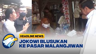 Jokowi Blusukan Ke Pasar Malangjiwan Colomandu