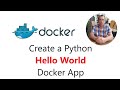 Create a Docker Hello World app with Python on Visual Studio Code and Remote Development SSH.