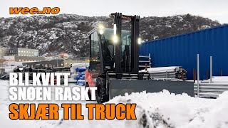 Brøyteskjær for truck | med gaffellommer