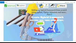 Creating Hybrid framework from scratch using pytest, python, selenium, request and more
