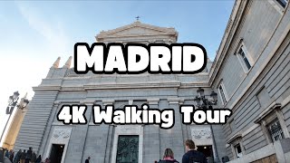 Madrid 4K Walking Tour (2024), 16 mins tour with captions \u0026 immersive sound [4K Ultra HD]