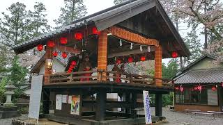 天宮神社例大祭2022　神幸祭　乙女神楽舞奉納　　　