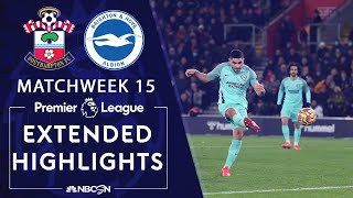 Southampton v. Brighton | PREMIER LEAGUE HIGHLIGHTS | 12/4/2021 | NBC Sports