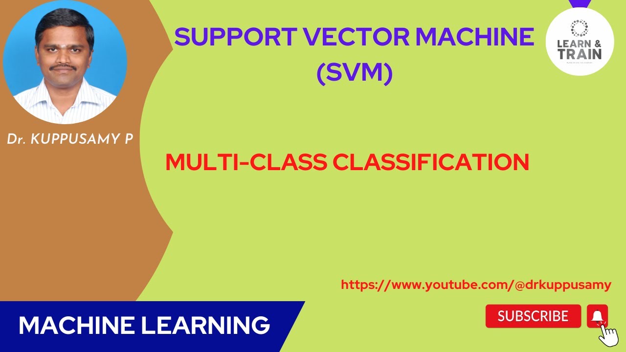 50 Support Vector Machine (SVM) Multi-class Classification - YouTube