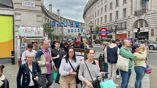 London - City Tour 2024 | Walking The Street of West London | Central London Walk [4K HDR]