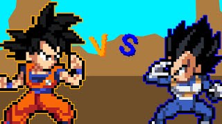 Goku Vs Vegeta |sprite animation|