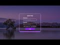 HTML Tailwind CSS Login Page | Transparent Html css login page