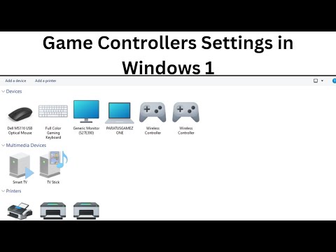 How to Access Your Gamepad Settings in Windows 11